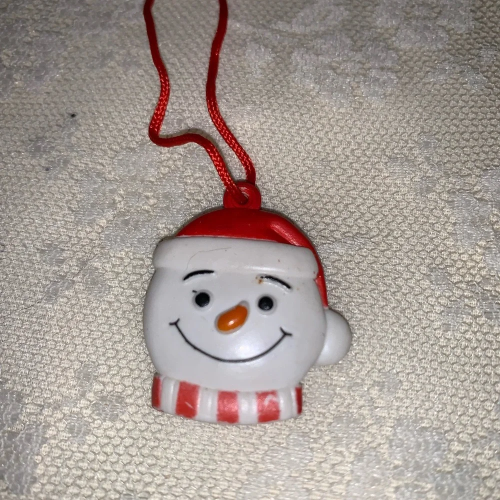 Koolaide looking Santa Necklace one inch rubber pendant